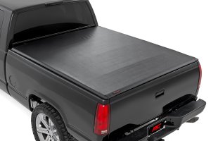 Chevrolet C1500 Soft Roll Up Bed Cover - Rough Country - Matte Black - '88-'99